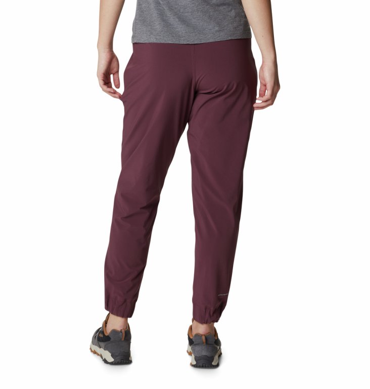 Kalhoty Columbia Pleasant Creek™ Warm Jogger W - tmavě červená (standardní délka)
