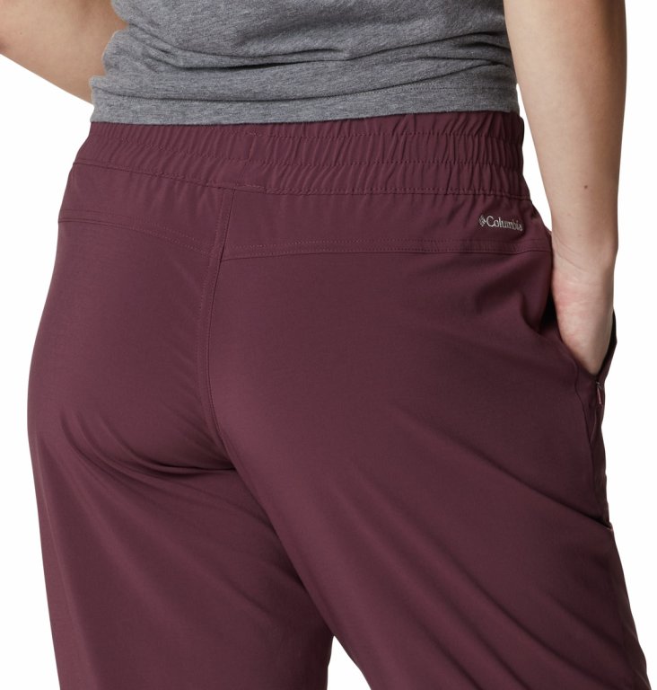 Kalhoty Columbia Pleasant Creek™ Warm Jogger W - tmavě červená (standardní délka)