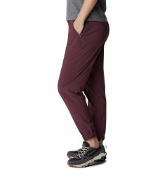 Kalhoty Columbia Pleasant Creek™ Warm Jogger W - tmavě červená (standardní délka)