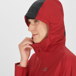 Куртка Salomon Bonatti WP Jacket W - червоний/чорний