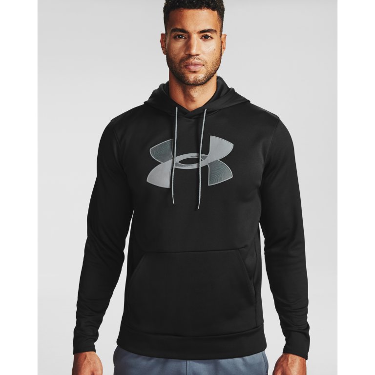 Mikina Under Armour Armour Fleece Big Logo HD M - čierna