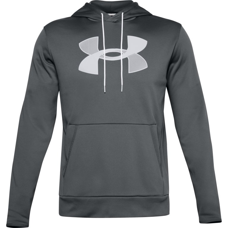 Mikina Under Armour Armour Fleece Big Logo HD M - sivá