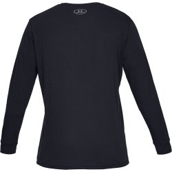 Футболка Under Armour Sportstyle ліва нагрудна частина LS M - чорний