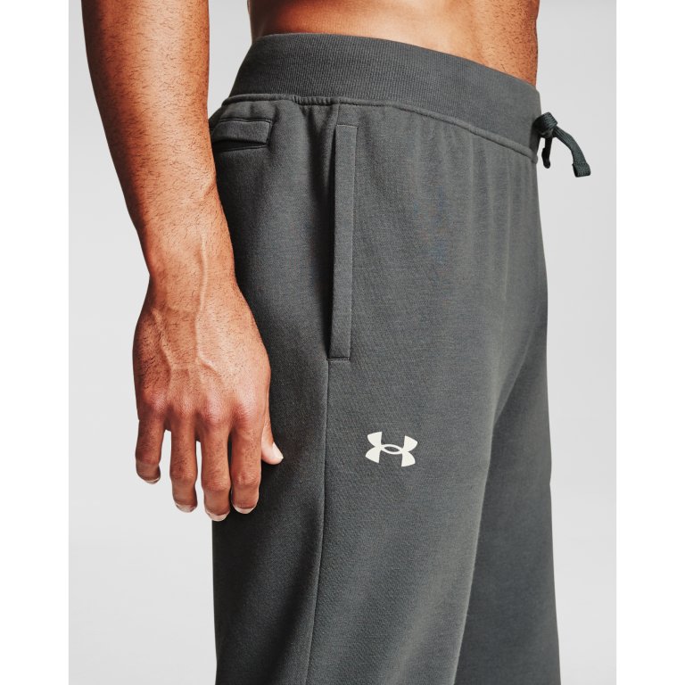 Tepláky Under Armour Rival Cotton Jogger M - šedá