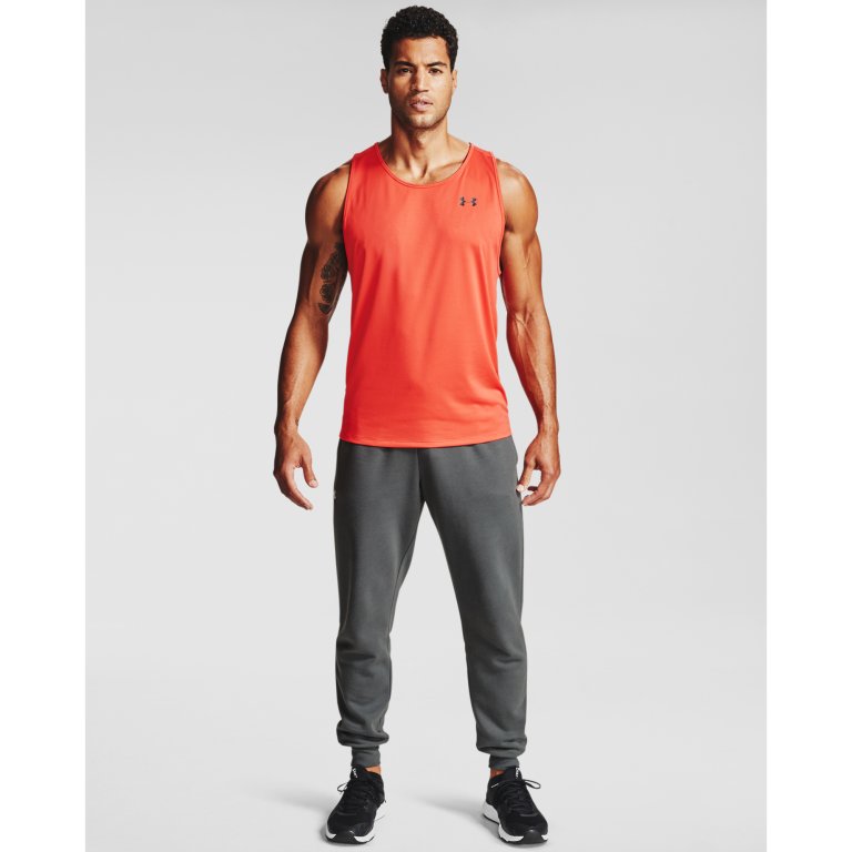 Tepláky Under Armour Rival Cotton Jogger M - šedá