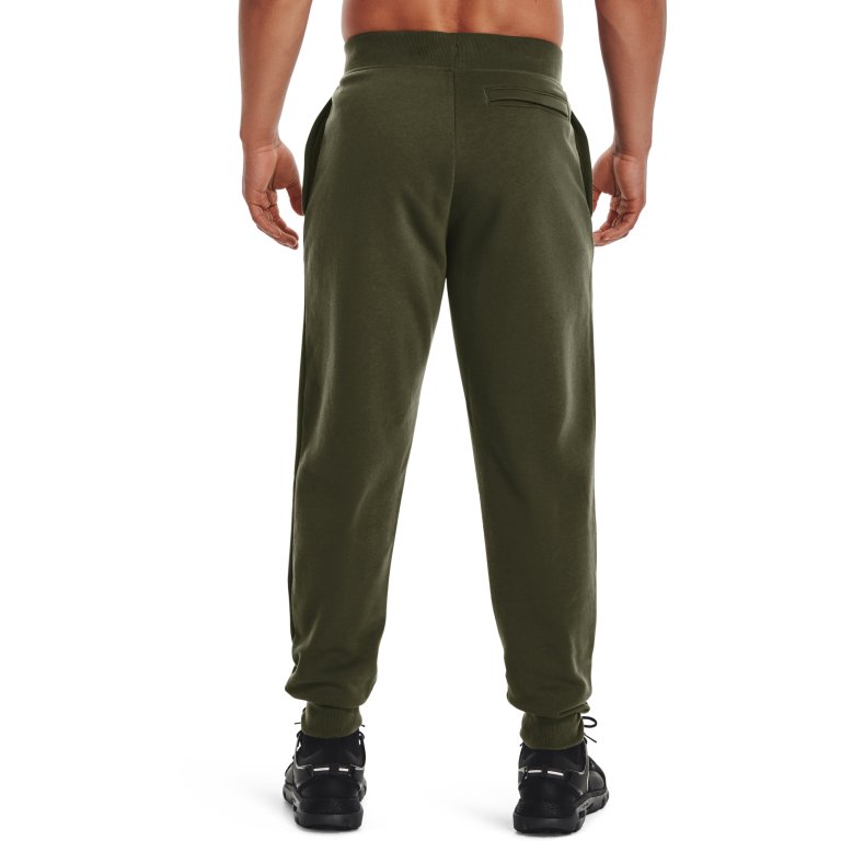 Tepláky Under Armour Rival Cotton Jogger M - zelená