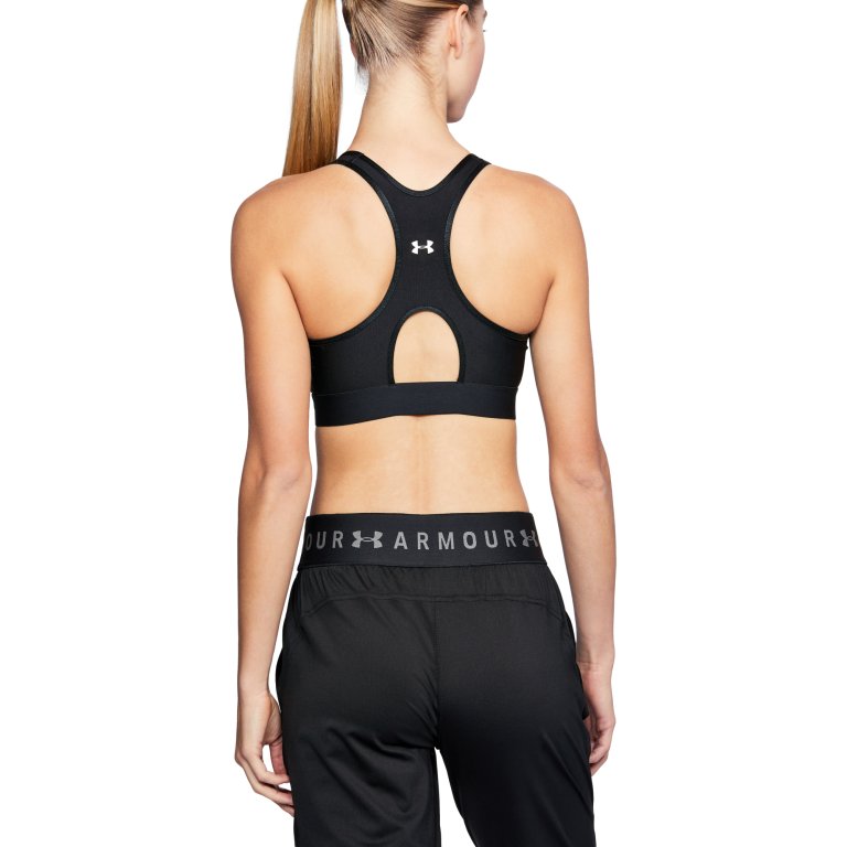 Бюстгальтер Under Armour Mid Keyhole Bra W - чорний