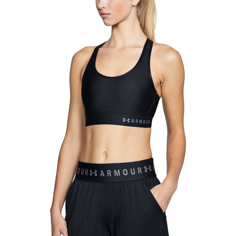 Бюстгальтер Under Armour Mid Keyhole Bra W - чорний