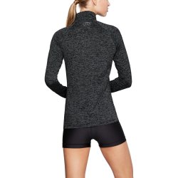Футболка Under Armour Tech 1/2 Zip - Twist W - чорна