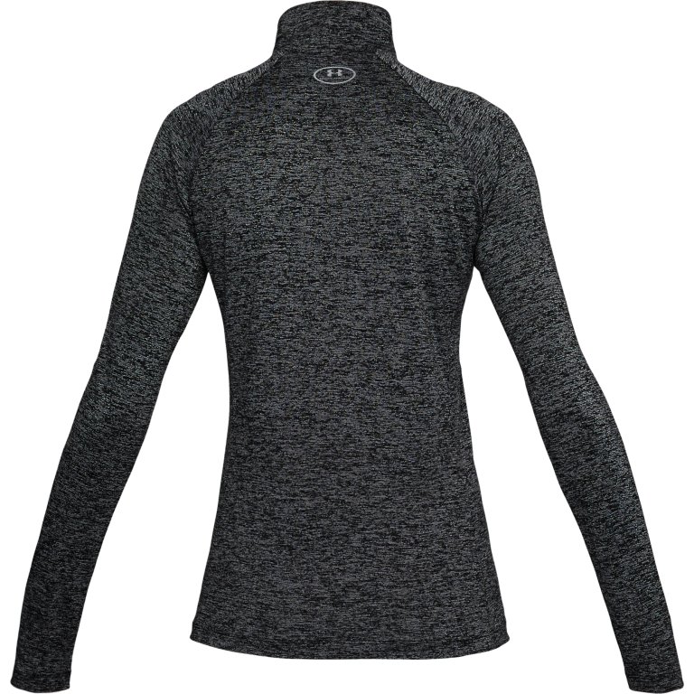 Футболка Under Armour Tech 1/2 Zip - Twist W - чорна