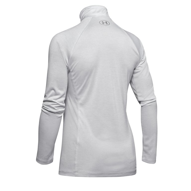 Футболка Under Armour Tech 1/2 Zip - Twist W - сіра