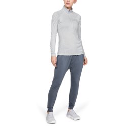 Футболка Under Armour Tech 1/2 Zip - Twist W - сіра