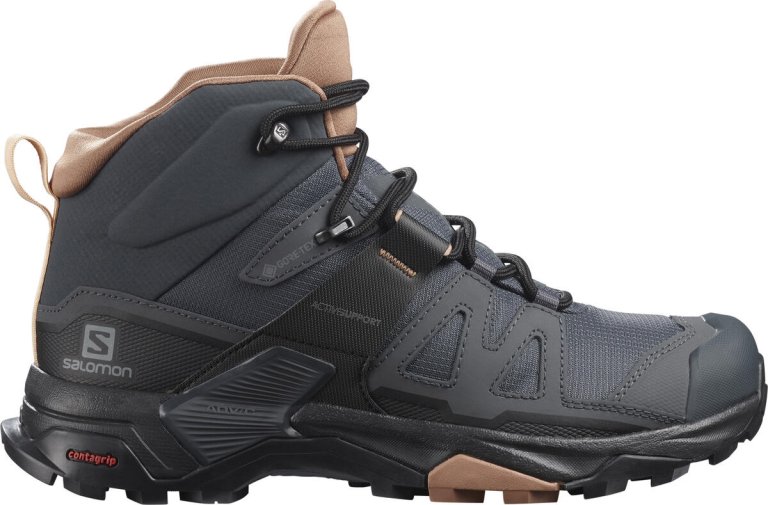 Взуття Salomon X ULTRA 4 MID WIDE GTX W - сірі/бежеві