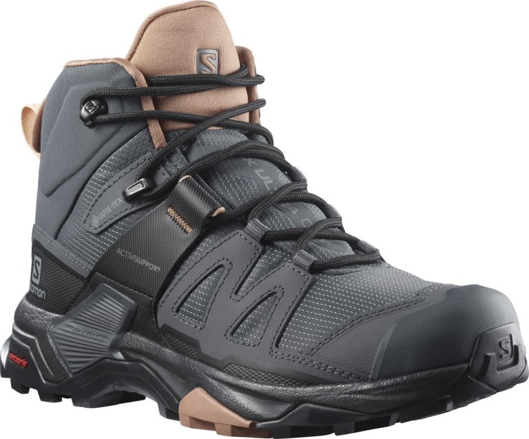 Взуття Salomon X ULTRA 4 MID WIDE GTX W - сірі/бежеві