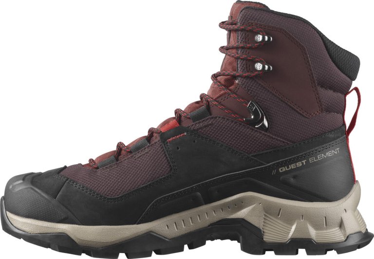Взуття Salomon QUEST ELEMENT GTX M - бордовий/чорний/коричневий