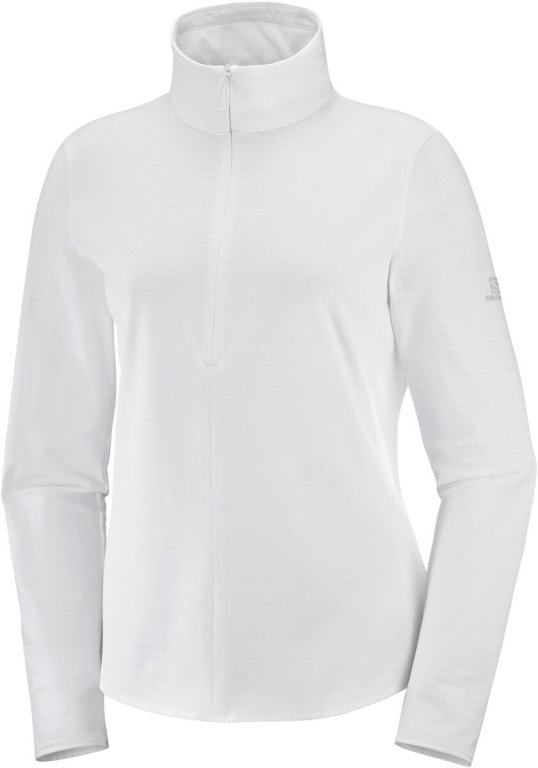 Кофта Salomon OUTRACK HZ MID W - біла