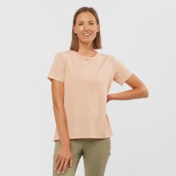 Футболка Salomon ESENTIAL SS TEE W - рожева