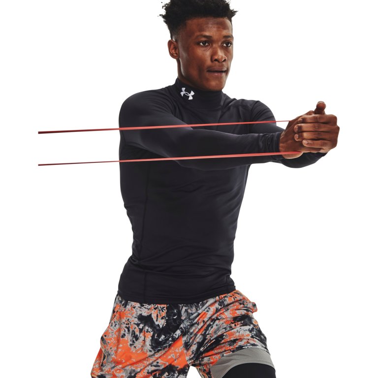 Футболка Under Armour CG Armour Comp Mock M - чорна