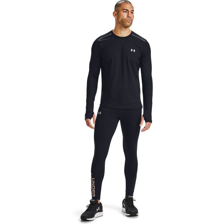 Легінси чоловічі Under Armour Fly Fast ColdGear Tight M - чорні