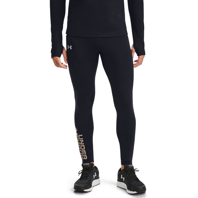 Легінси чоловічі Under Armour Fly Fast ColdGear Tight M - чорні