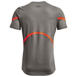 Футболка Under Armour Rush 2.0 Emboss SS M - сіра