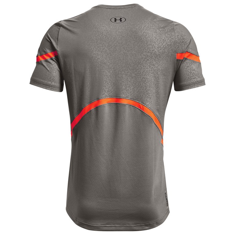 Футболка Under Armour Rush 2.0 Emboss SS M - сіра