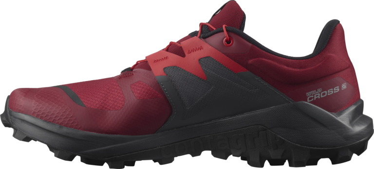 Obuv Salomon Wildcross 2 M - červená/černá
