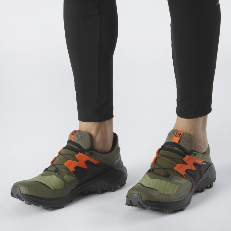 Obuv Salomon Wildcross 2 GTX M - zelená/černá/červená