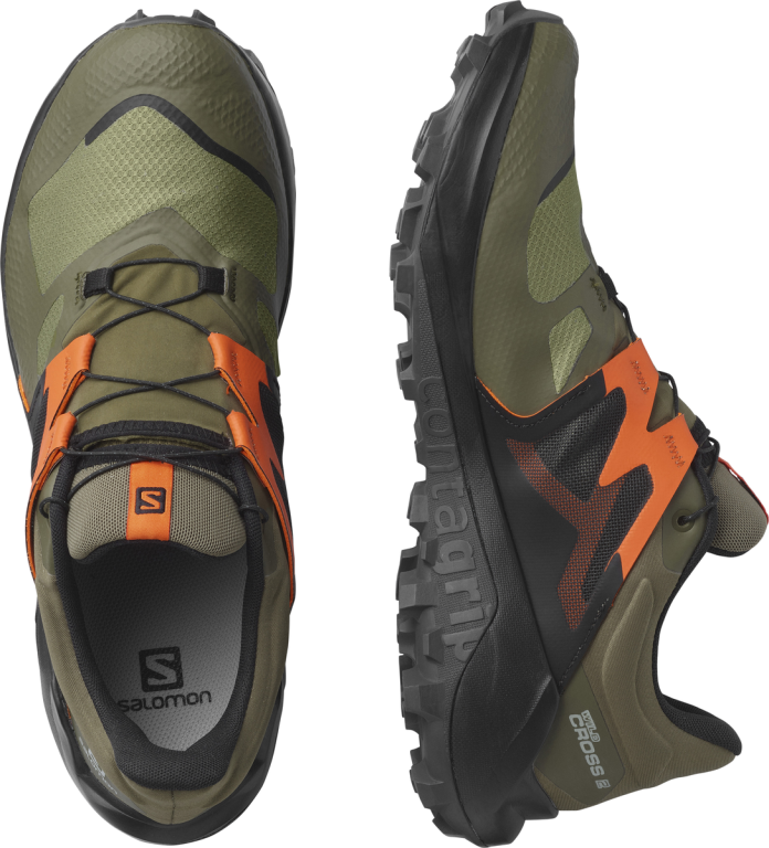 Obuv Salomon Wildcross 2 GTX M - zelená/černá/červená