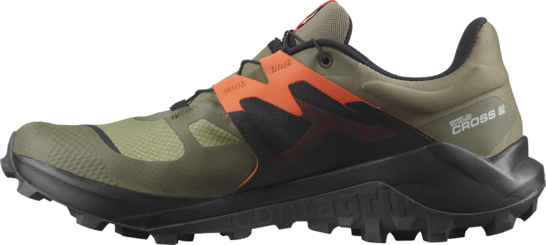 Obuv Salomon Wildcross 2 GTX M - zelená/černá/červená