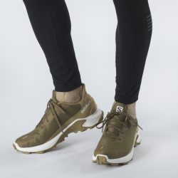 Obuv Salomon Alphacross 3 GTX M - hnědá/bílá