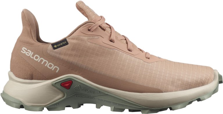 Obuv Salomon Alphacross 3 GTX W - růžová/šedá/červená