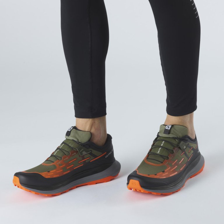 Obuv Salomon Ultra Glide M - zelená/černá/červená