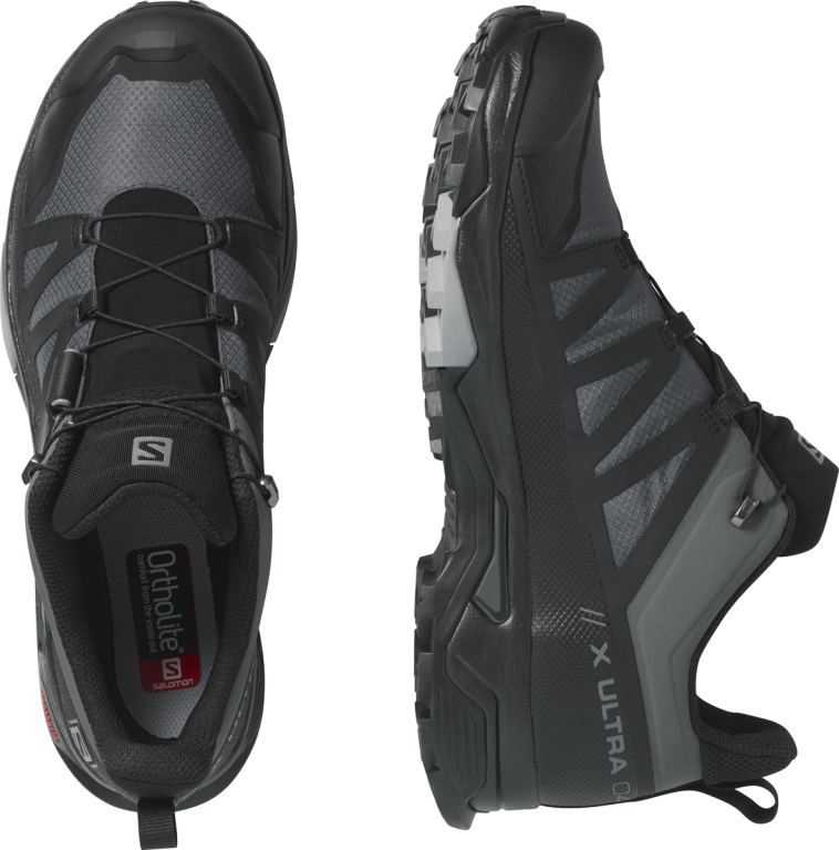 Косівки Salomon X ULTRA 4 WIDE GTX M - сірі/чорні