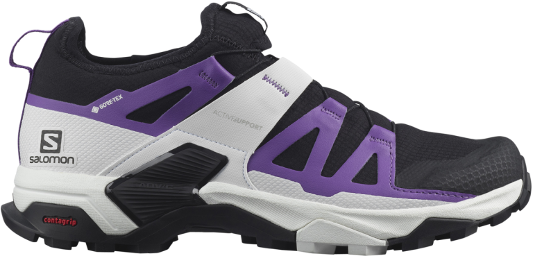 Obuv Salomon X Ultra Pro GTX W - černá/bílá/fialová