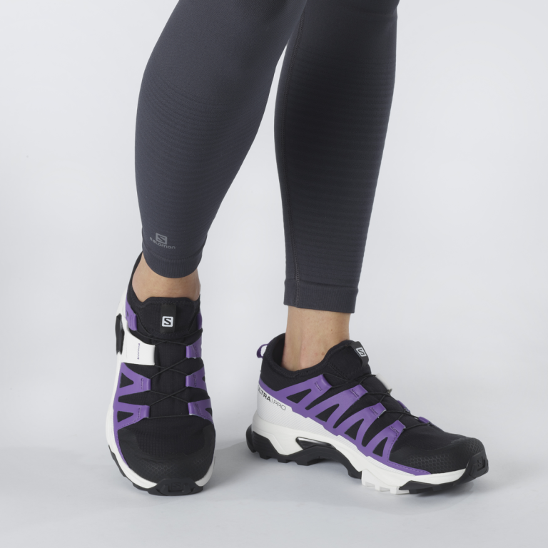 Obuv Salomon X Ultra Pro GTX W - černá/bílá/fialová