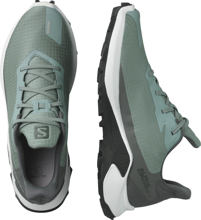 Obuv Salomon Alphacross 3 M - modrá/bílá/šedá