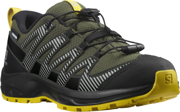 Взуття Salomon XA PRO V8 CSWP J - зелений/чорний/жовтий