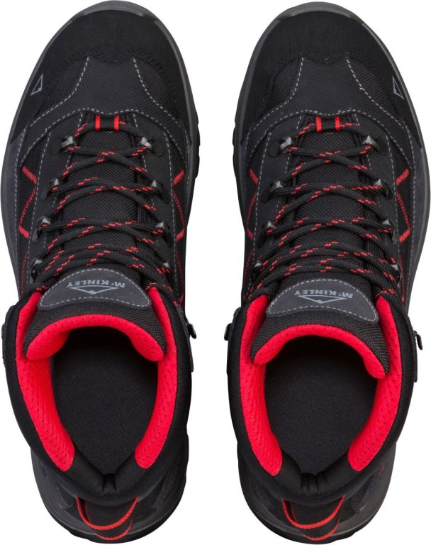 Obuv McKinley Magma Mid 2.0 AQX M - šedá/červená
