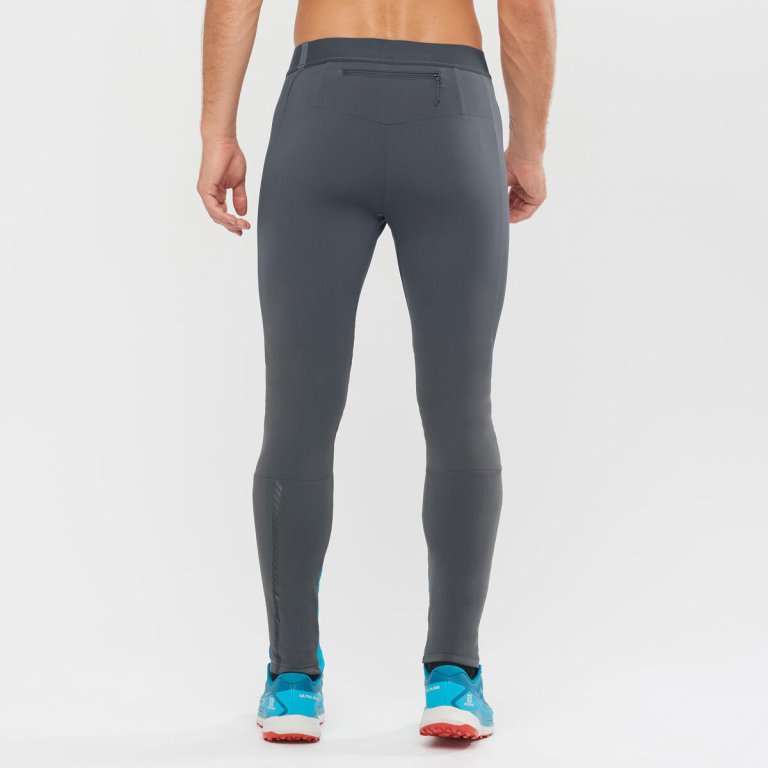 Легінси Salomon GTX WS SSHELL TIGHT M - сірий/синій