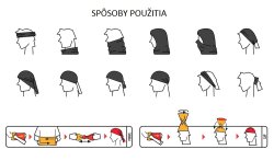 Снуд Buff Original NEW - чорна/фіолетова