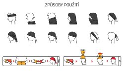 Снуд Buff Original NEW - коричнева/зелена