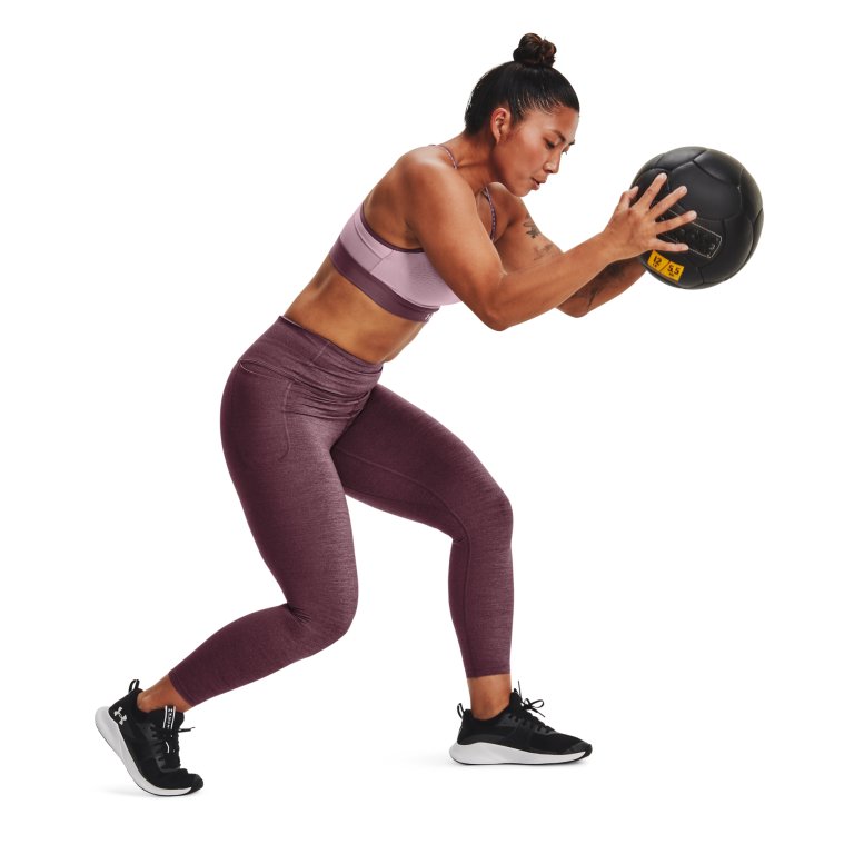 Легінси жіночі Under Armour Meridian Heather Ankle Leg W - фіолетові