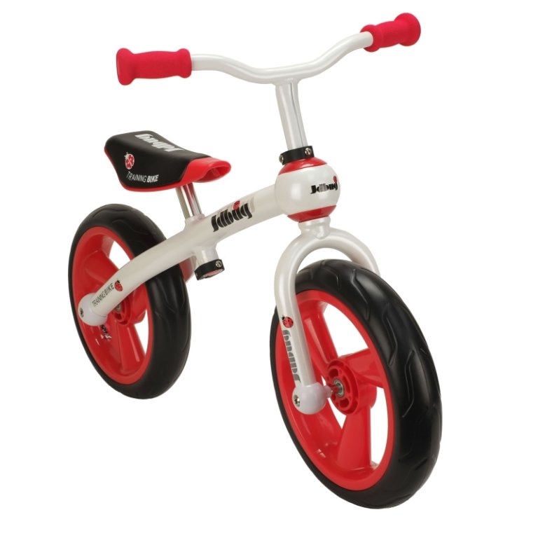 Odrážedlo JDBug Bike 12 - bílá/červená