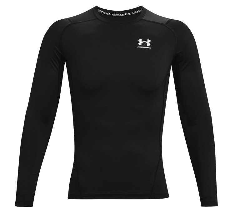 Футболка Under Armour HG Armour Comp LS M - чорна