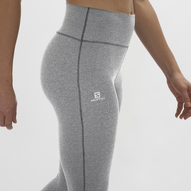 Легінси Salomon ESSENTIAL WARM TIGHTS W - сірі