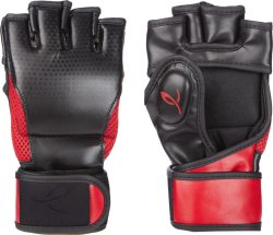 Boxerské rukavice MMA Energetics - černá/červená