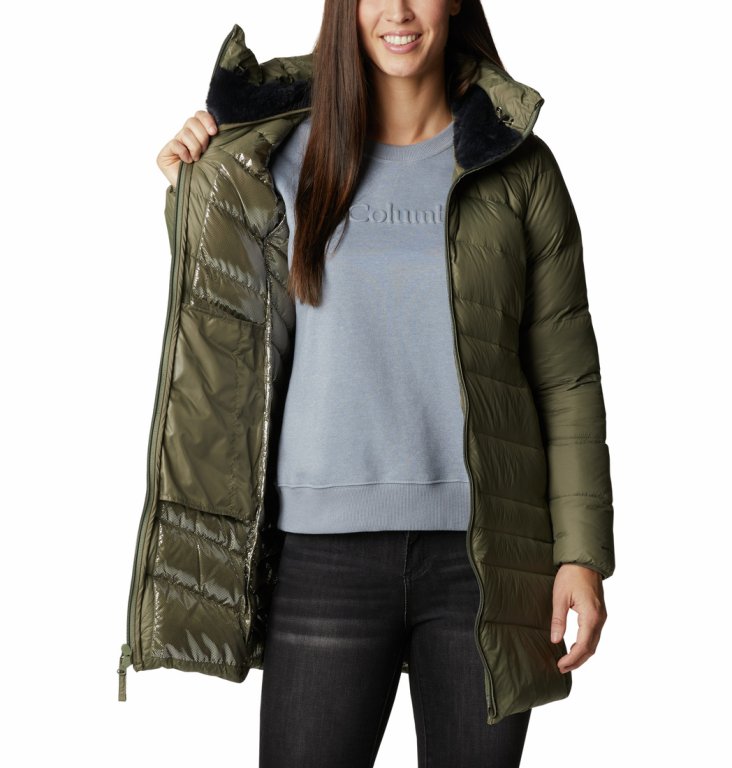 Куртка Columbia Autumn Park™ Down Mid Jacket W - темно-зелений