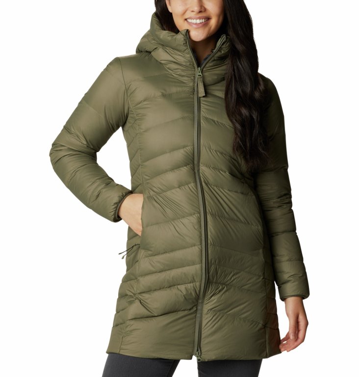 Куртка Columbia Autumn Park™ Down Mid Jacket W - темно-зелений