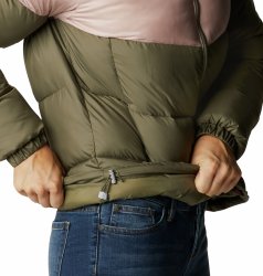 Куртка Columbia Puffect™ Color Blocked Jacket W - зелений/червоний/рожевий